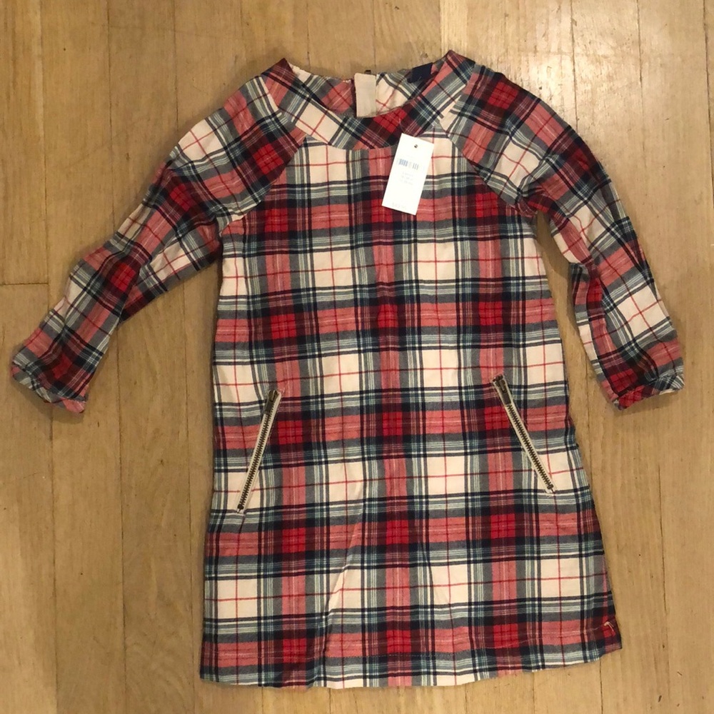 NWT GAP Holiday Plaid Dress Size 3